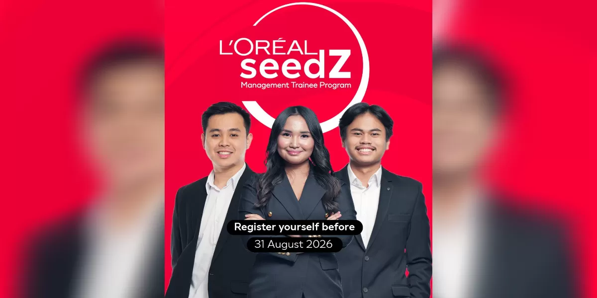 L&rsquo;Or&eacute;al Seedzlowongan kerja L&rsquo;Or&eacute;al untuk  fresh graduate (Instagram @lorealindonesia)