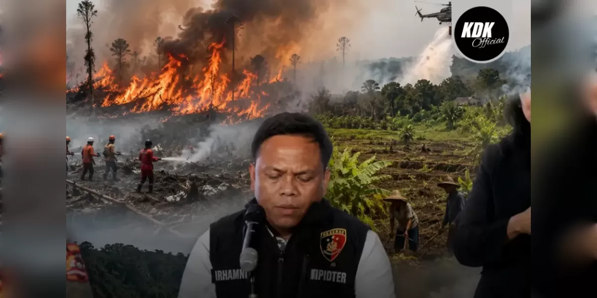 72 Tersangka Karhutla Terungkap, Bakar Lahan Demi Hemat Biaya Operasional  (Instagram @kamidayakkalbar)