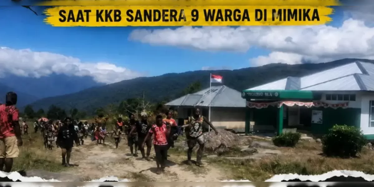 Sembilan warga masih dikuasai KKB di Mimika. TNI terus berupaya membebaskan mereka, termasuk anak-anak. (Instagram @pabardapu.info)