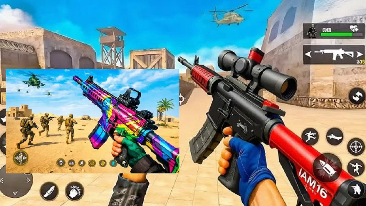 Gameplay Commando Action Gun Strike Ops