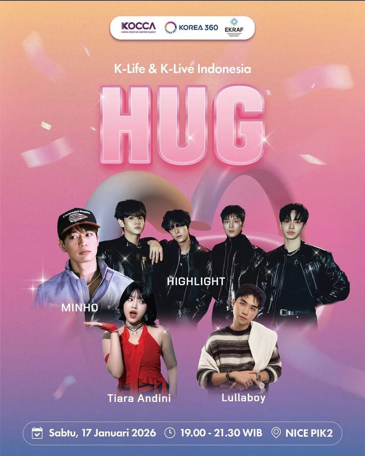 K-Life &amp; K-Live Indonesia: Hadirkan perayaan K-Culture dalam HUG K-Pop Concert bersama Minho Shinee dan HIGHLIGHT