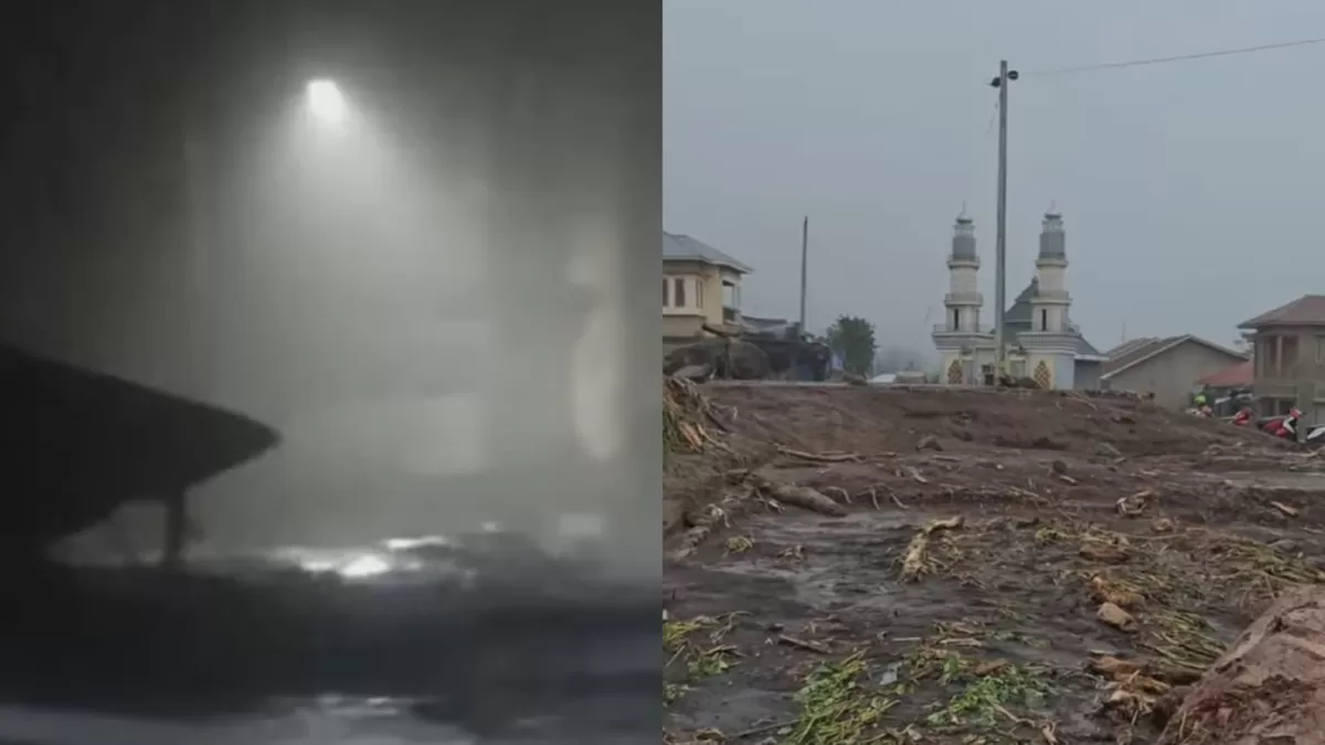 Cerita warga Desa Penakir, Pemalang saat banjir datang menerjang permukiman.  (Instagram/rinna_125)