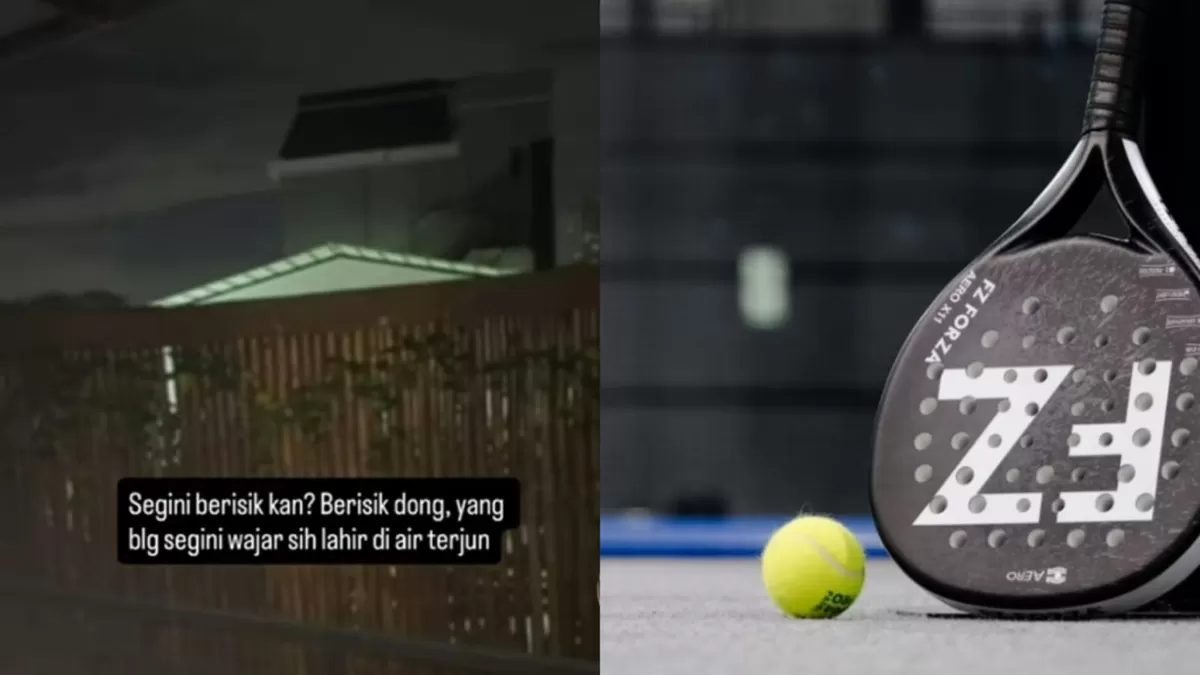 Keluhan warga di kawasan Kemang, Jakarta Selatan soal lapangan padel.  (TikTok/mengejarhei - unsplash/Oskar Hagberg)