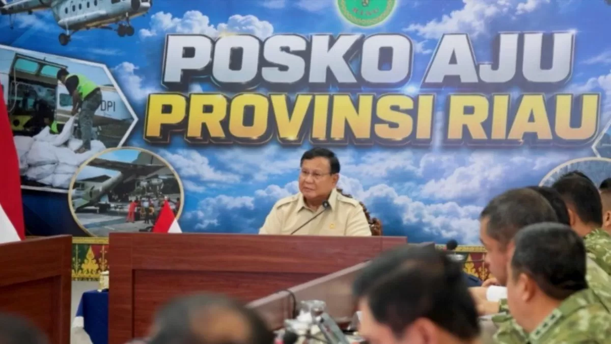 Presiden Prabowo Subianto, melakukan kunjungan ke Sumatera guna peninjauan langsung karhutla pada, Senin,  24 Agustus 2026.  (Dok. Bakom RI)