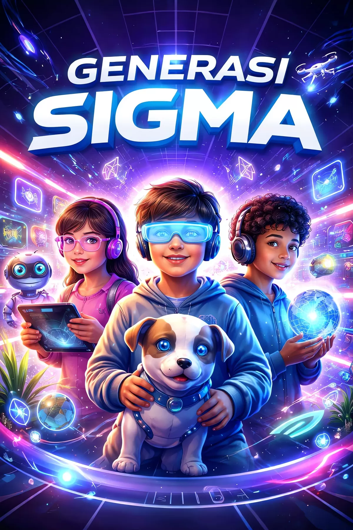 Ilustrasi Generasi Sigma (Istimewa form AI)