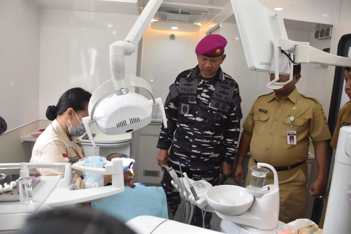 TNI AL Gelar Bakti Sosial dan Kesehatan di Hari Dharma Samudera 2026 di Juwana Pati