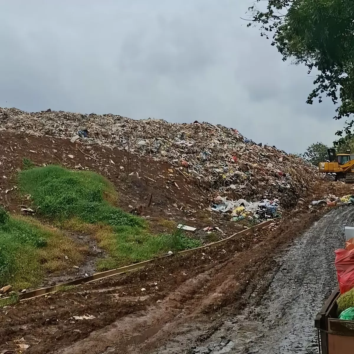 Nampak sampah yang menggunung di TPA Bandengan Jepara, Sabtu (10/1/2026). (Document form Mase Budi for Pantura Network)