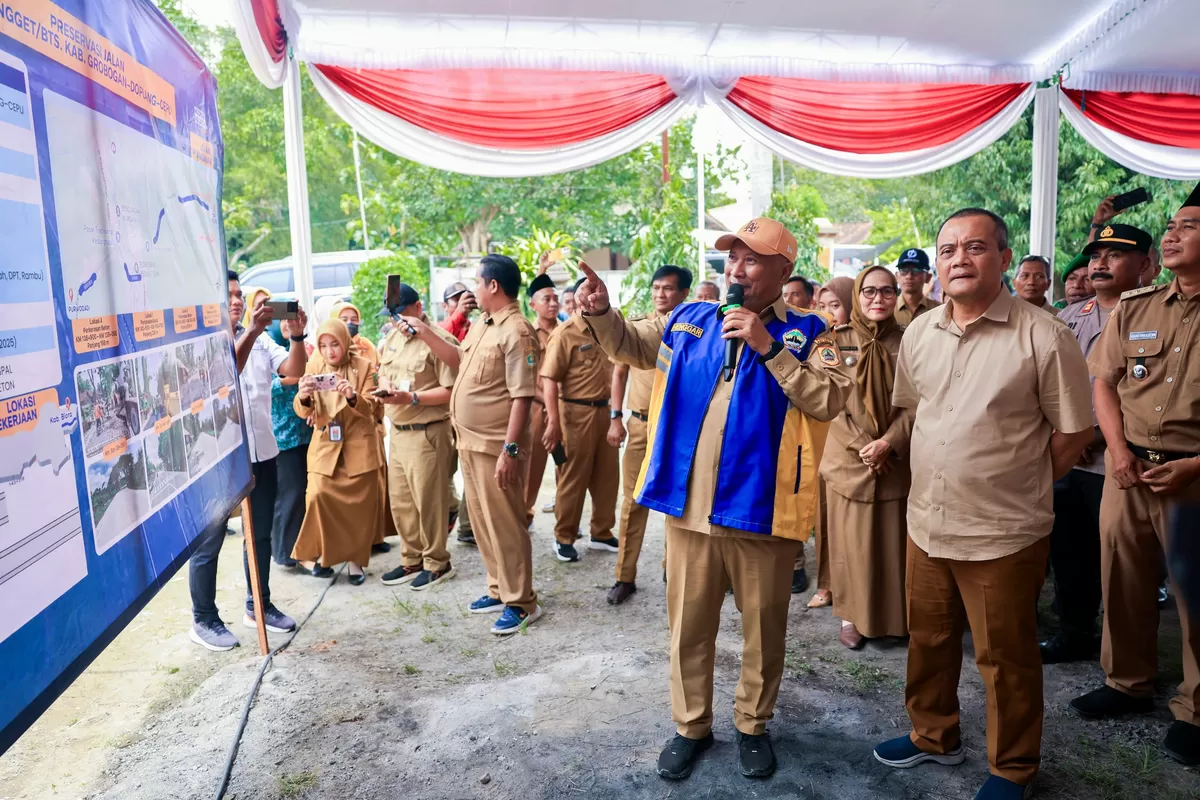Ahmad Luthfi Resmikan Embung Karangjati, Dongkrak Produktivitas Petani di Blora 