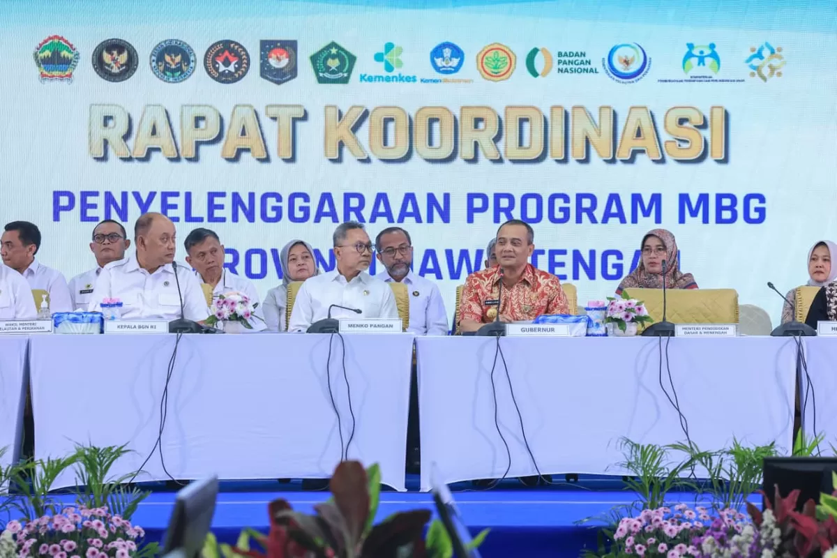 Capai 96,98 Persen Sasaran MBG, Jawa Tengah Jadi Motor Nasional Program Bergizi