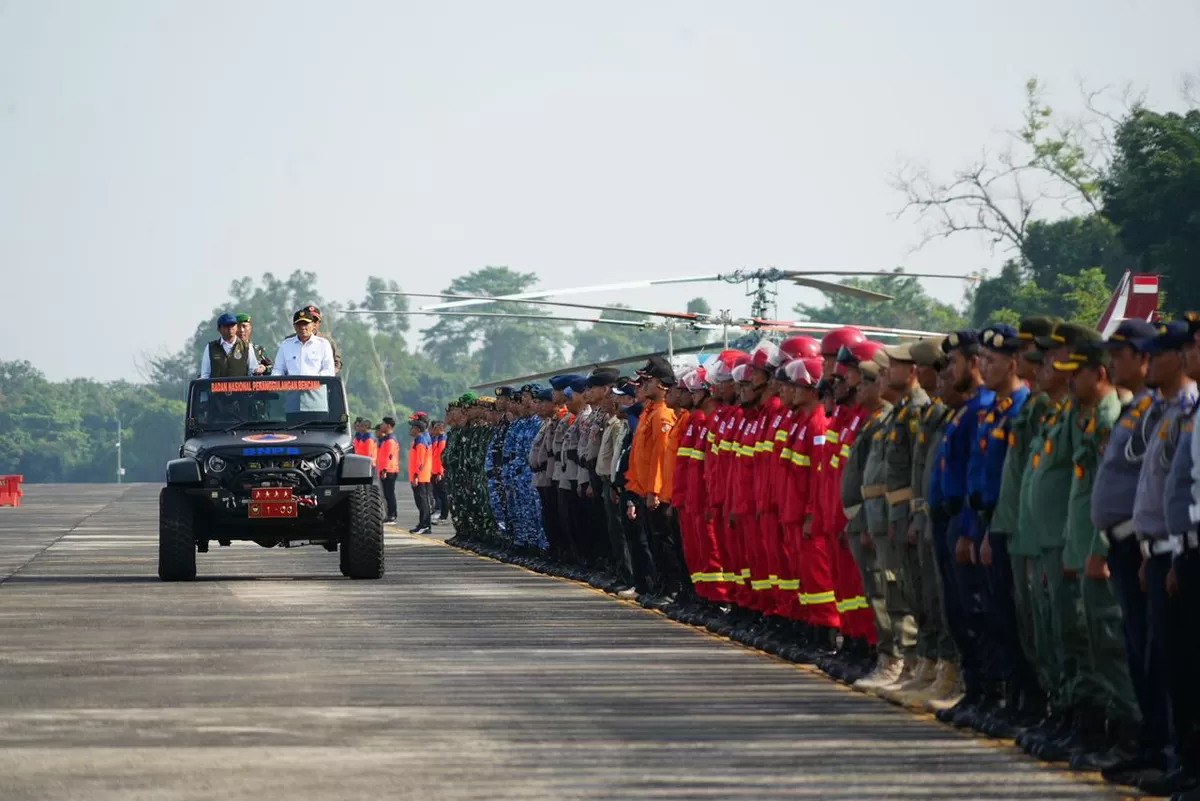 Menko Polkam Pimpin Apel Karhutla di Riau, Fokus Pencegahan Dini