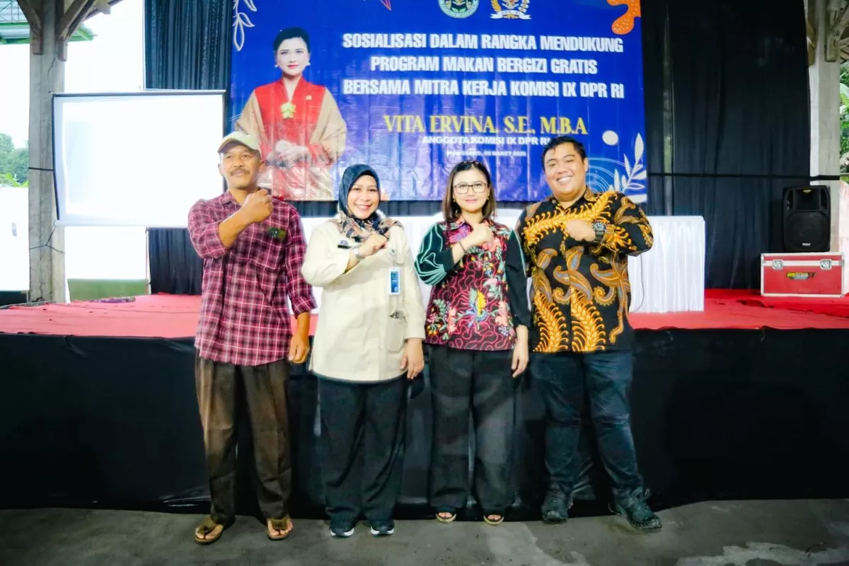 Vita Ervina Sosialisasikan MBG, Orang Tua Diajak Perhatikan Asupan Gizi Anak