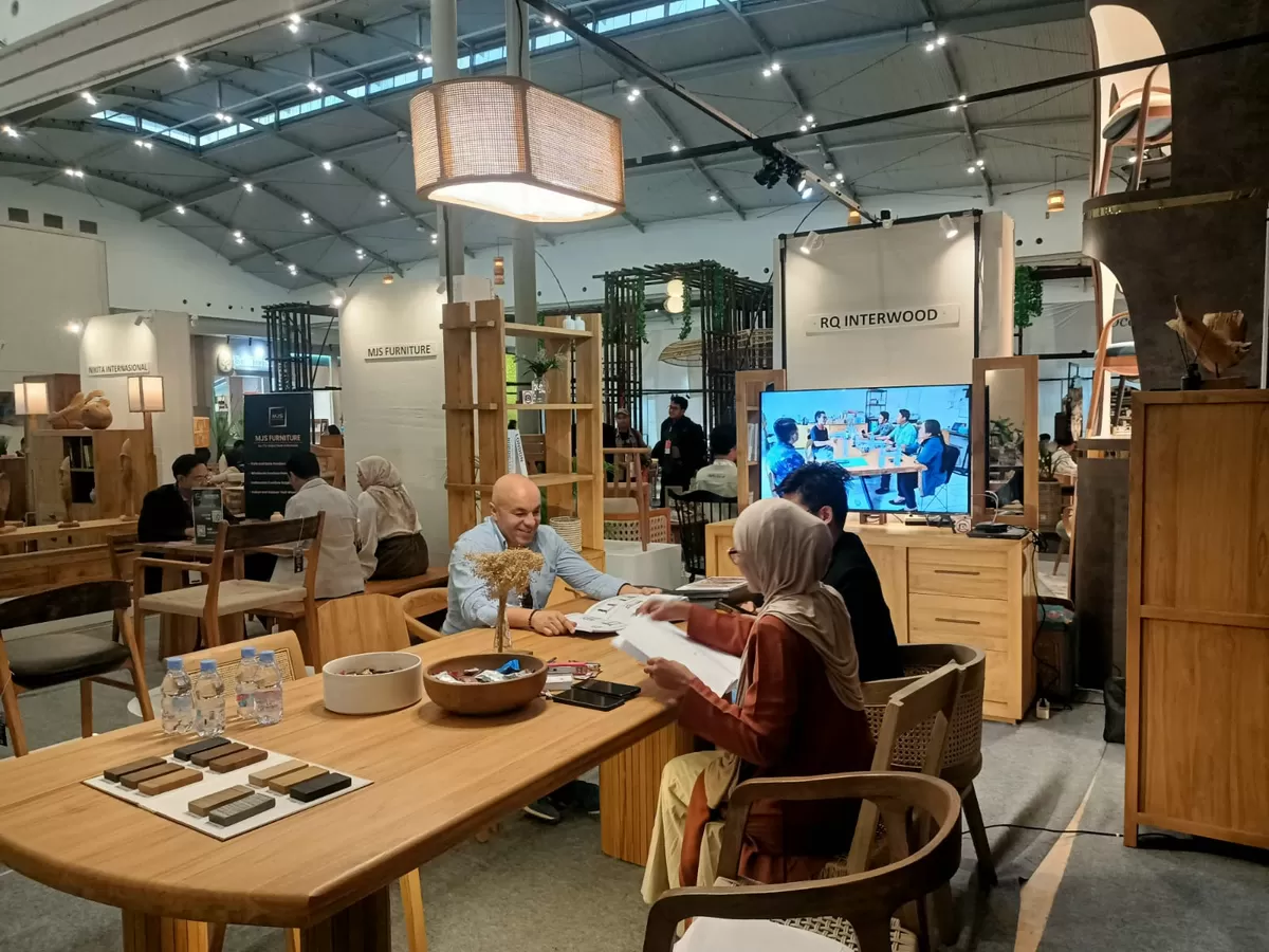 Nampak Indonesia International Furniture Expo (IFEX) 2026 di ICE BSD, Tangerang, belum lama ini. (Istimewa for Pantura Network)