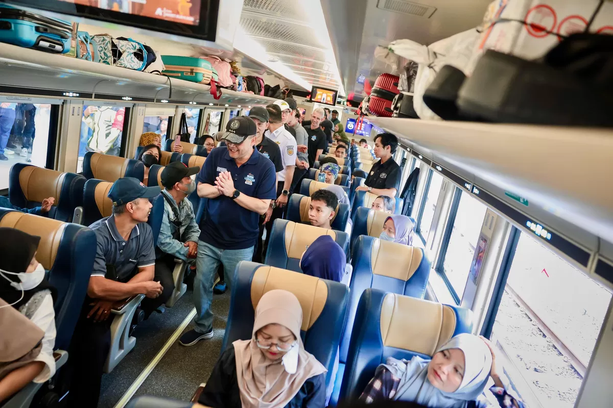 Mudik Gratis Kereta Jateng, Perantau Rasakan Lega dan Hemat Biaya