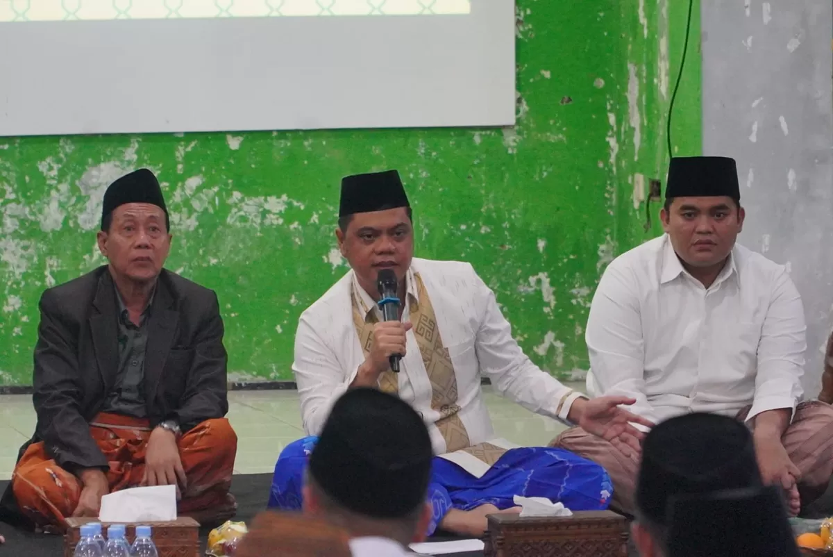 Bupati Jepara, Witiarso Utomo saat menghadiri acara buka bersama pengurus Nahdlatul Ulama (NU) Kabupaten Jepara di Gedung NU Jepara, Senin (16/3/2026). (Istimewa for Pantura Network)