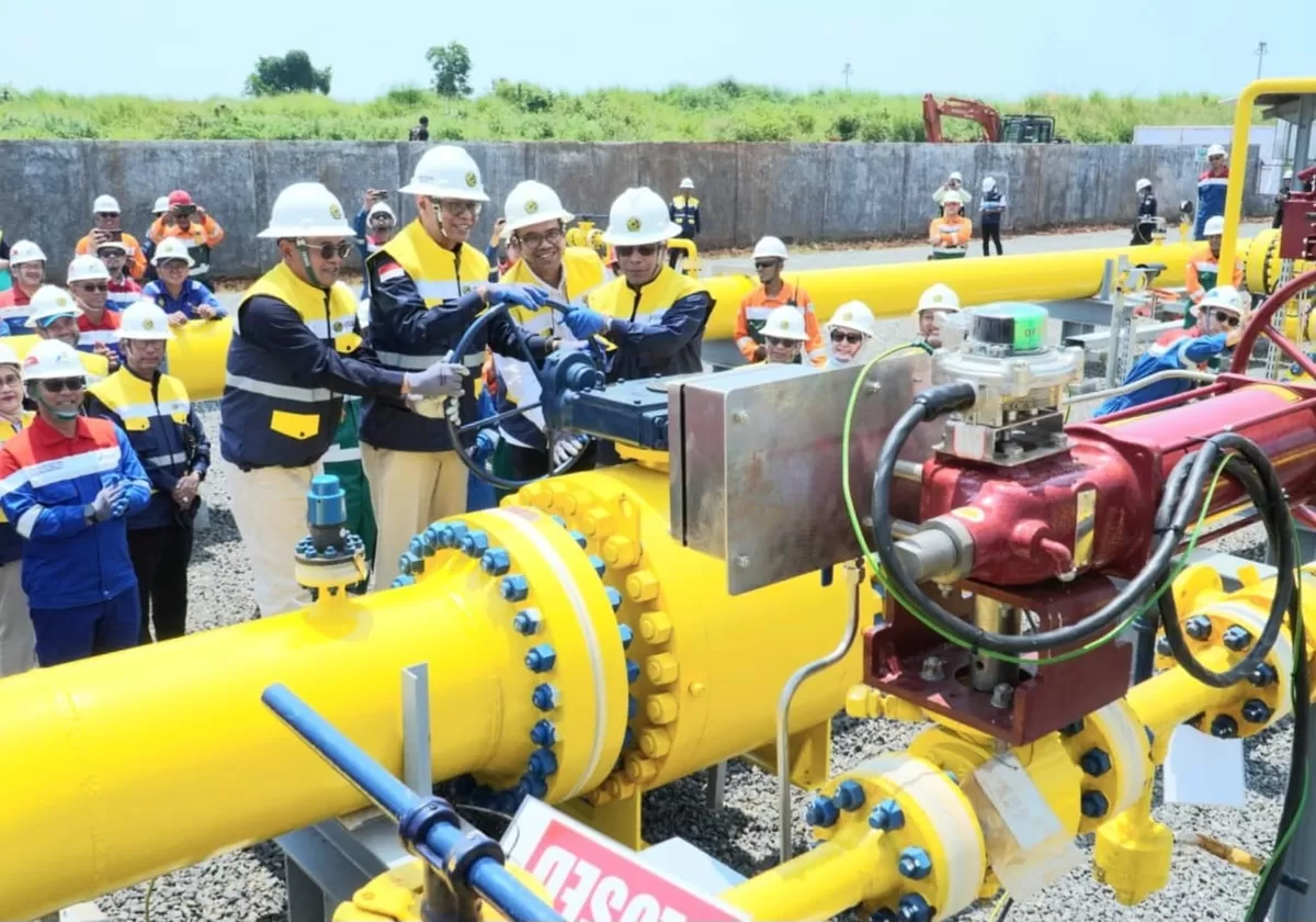 Wamen ESDM Resmikan Pengaliran Gas Pipa Cisem 2, Dukung Industri dan Investasi Nasional