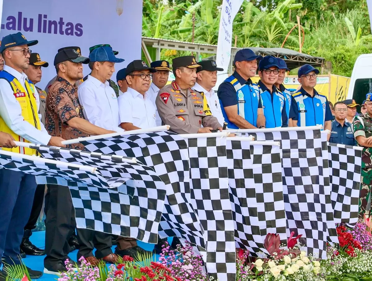 Puncak Arus Balik Lebaran 2026, One Way Nasional Kalikangkung-Cikatama Resmi Diberlakukan