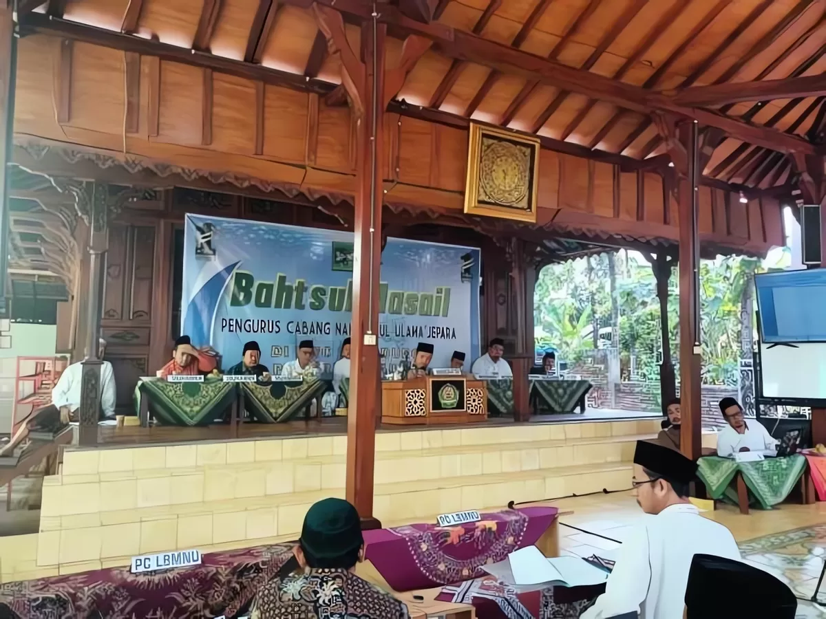 Agenda Bahtsul Masail PCNU Jepara, belum lama ini. (Istimewa for Pantura Network)