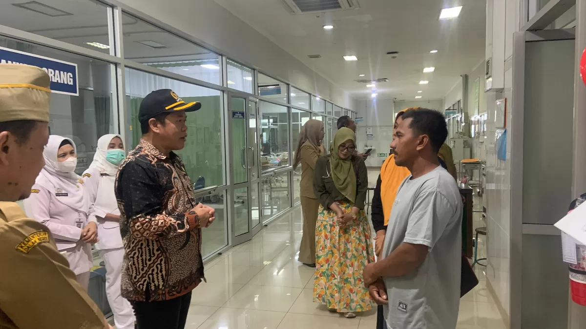 Ketua DPRD Jepara, Agus Sutisna saat inspeksi mendadak (sidak) di RSUD RA Kartini Jepara pada Senin (6/4/2026). (Istimewa for Pantura Network)