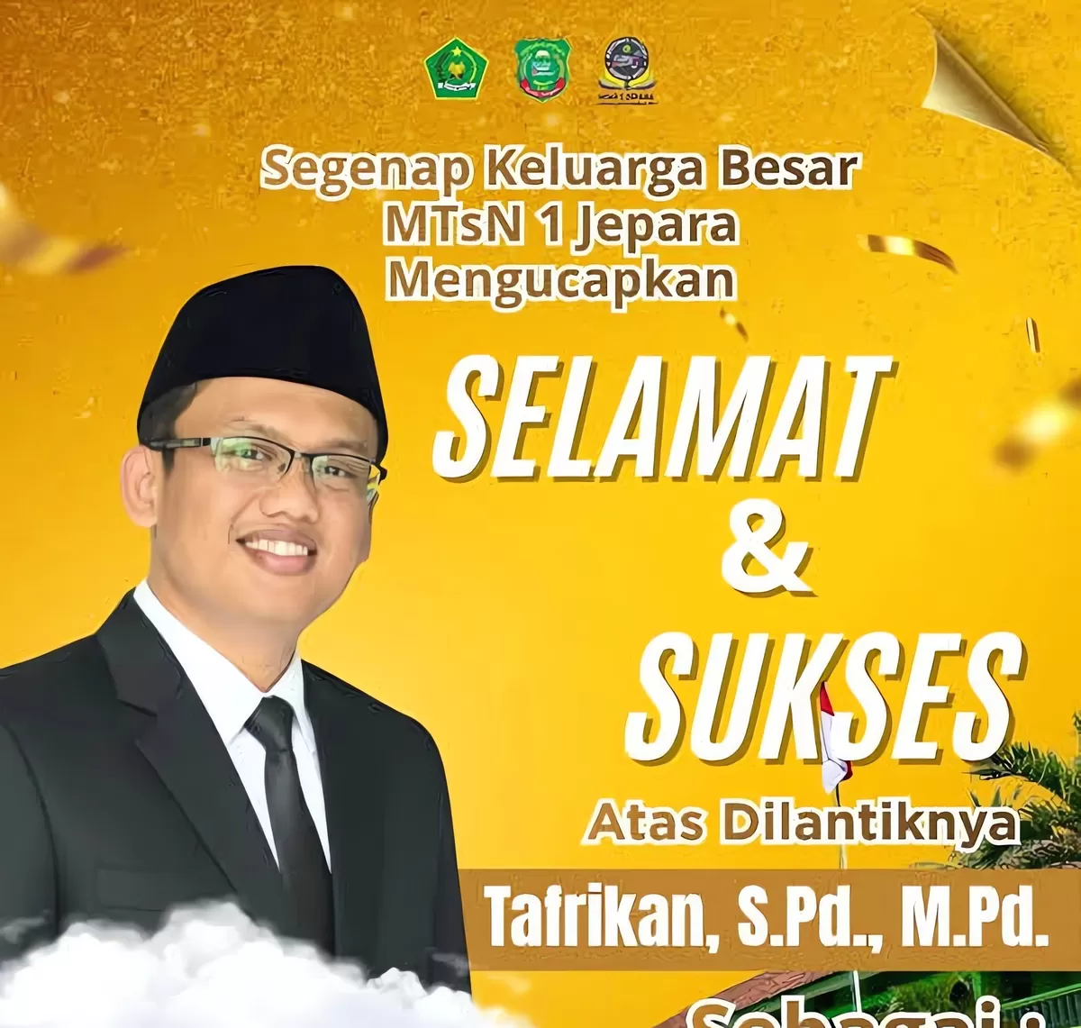 Kepala MTsN 1 Jepara, Tafrikan. (Istimewa for Pantura Network)
