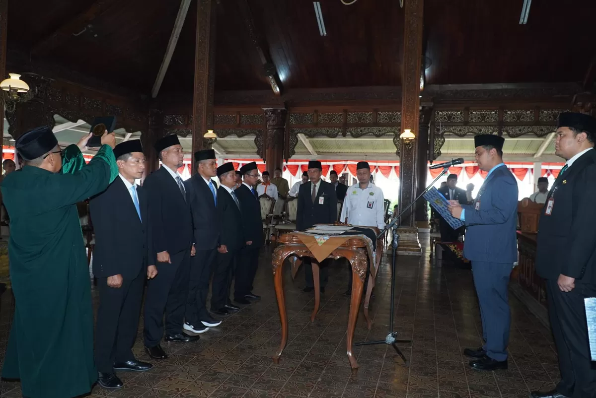 Jajaran ketua dan anggota Baznas Jepara 2026-2031, Senin (27/4/2026). (Istimewa for Pantura Network)