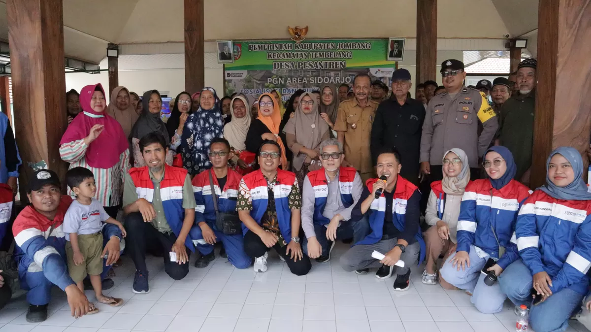 PGN Tingkatkan Pemahaman Warga Soal Keamanan Gas di Tembelang Jombang 