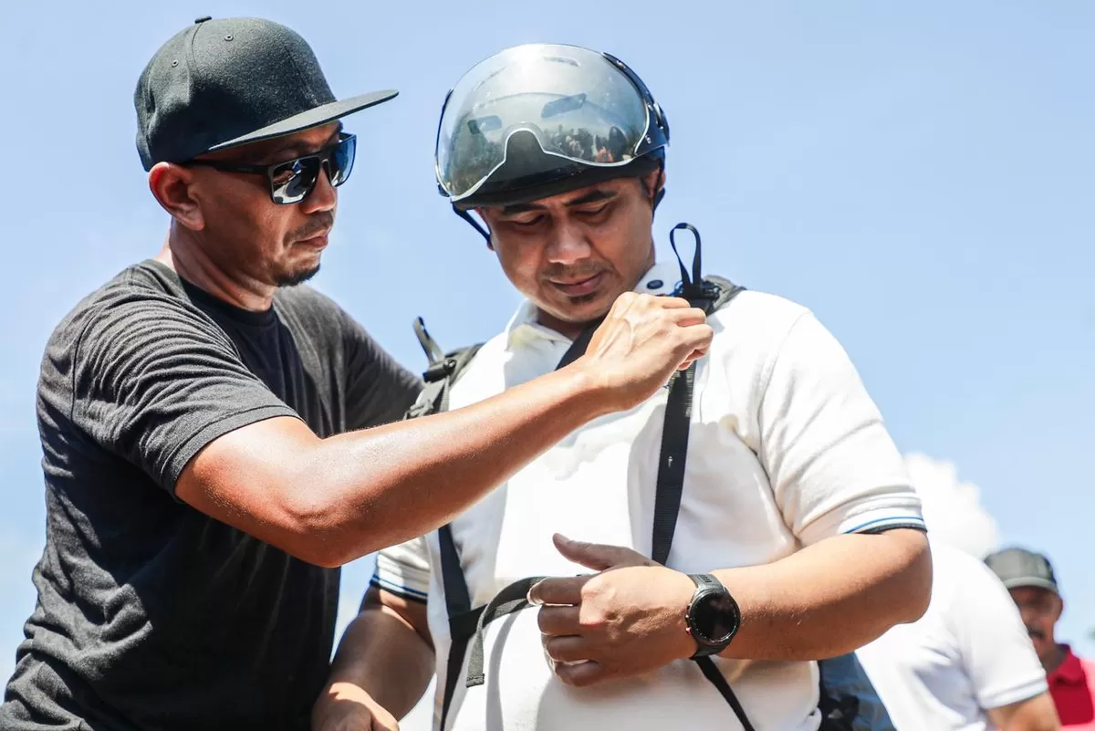 Gus Yasin Terpukau Paralayang Curug Sewu, Siap Perkuat Wisata Berkelanjutan