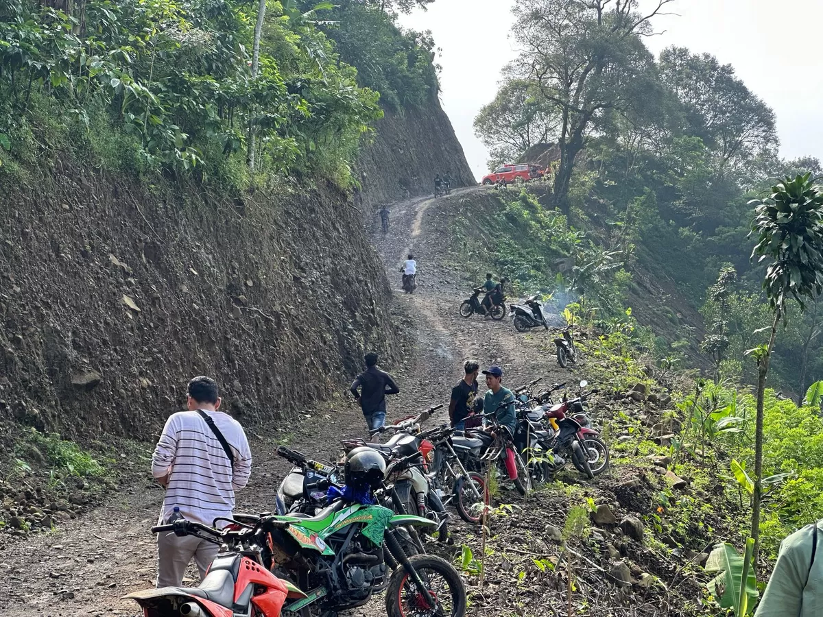 Nampak jalur alternatif Duplak-Sumanding, Sabtu (23/5/2026) pagi. (Istimewa for Pantura Network)