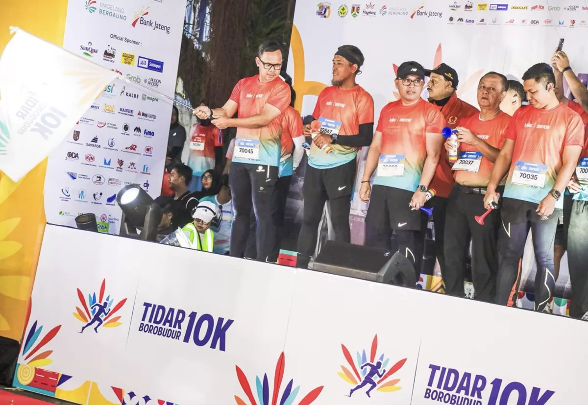 Perdana Digelar, Tidar Borobudur 10K Langsung Diserbu 8.000 Peserta