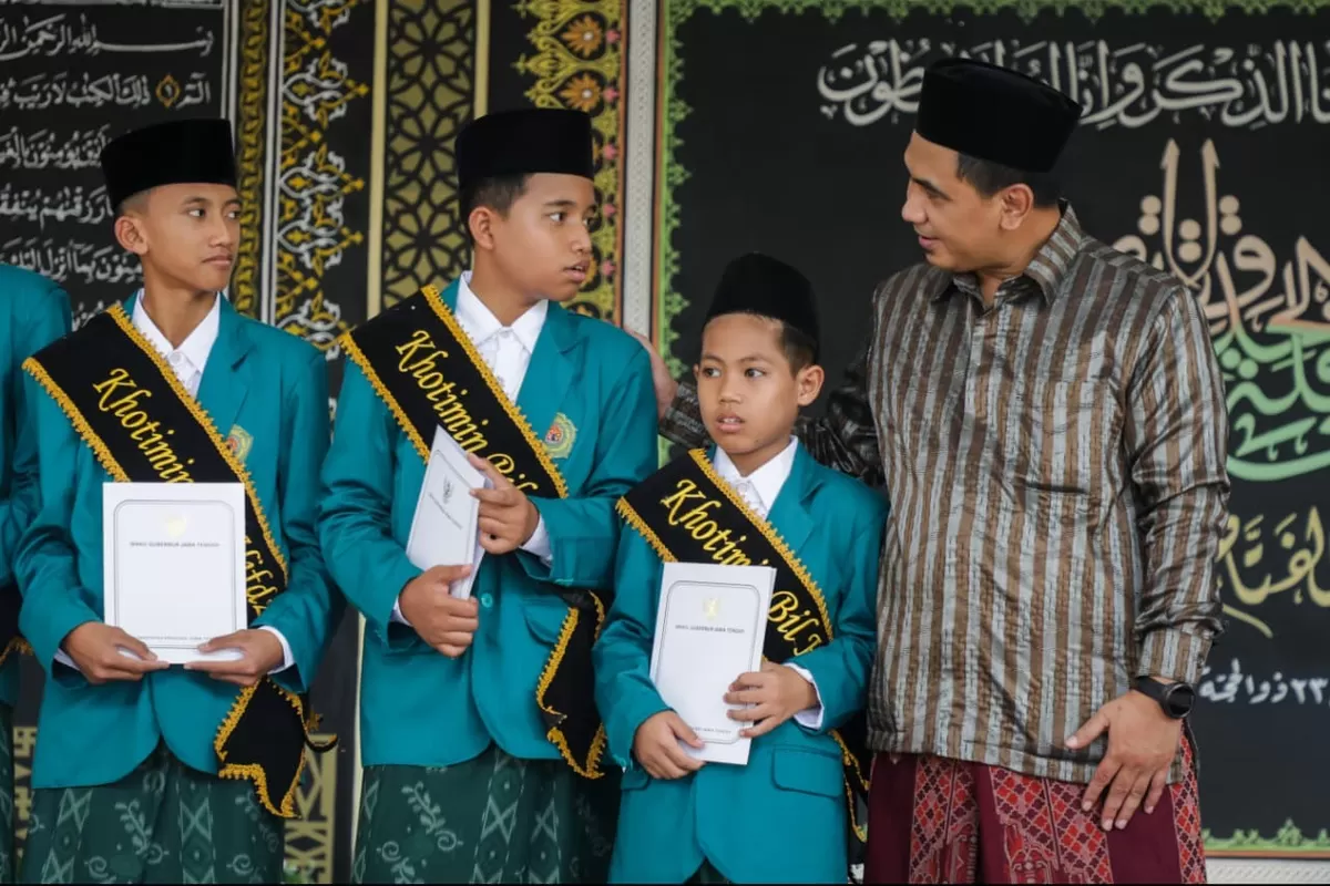 Wagub Jateng Beri Bisyarah, Santri Penghafal Qur&rsquo;an Makin Termotivasi