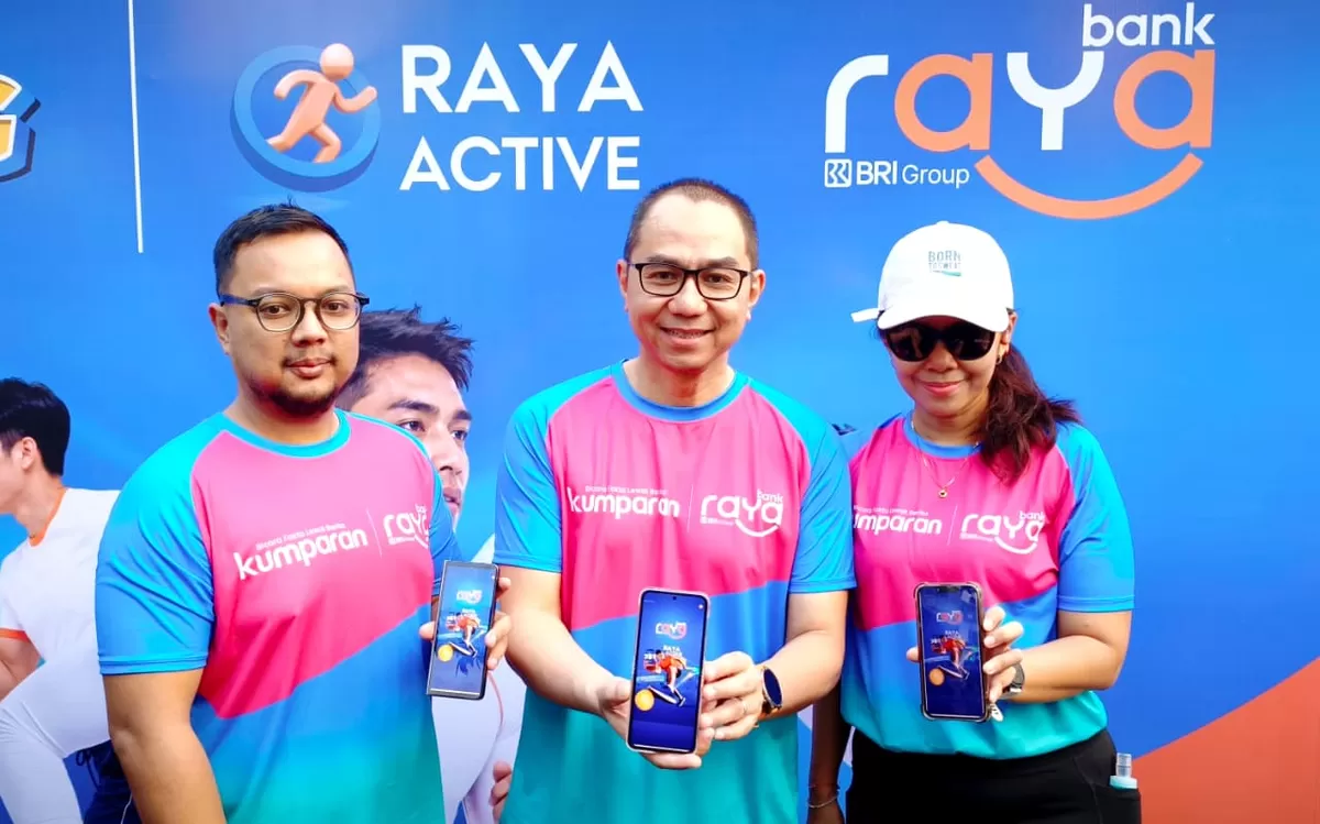 Bank Raya Luncurkan Raya Active, Fitur Bank Digital yang Ubah Aktivitas Olahraga Jadi Tabungan