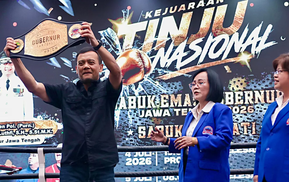 Buka Kejurnas Tinju di Solo, Ahmad Luthfi Ingin Bangkitkan Kejayaan Tinju Jawa Tengah