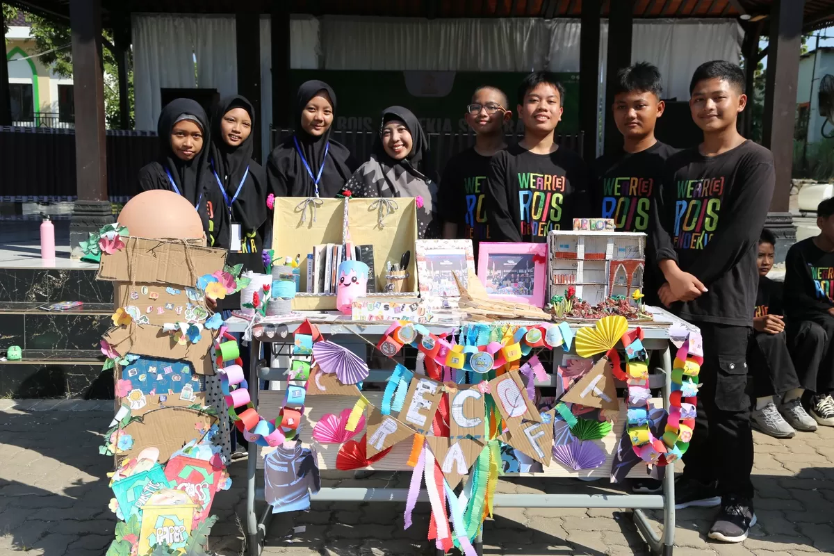 Sejumlah siswa MTs Ar-Rois Cendekia Semarang mengikuti rangkaian Mata Muda 2026 (Istimewa for Pantura Network)