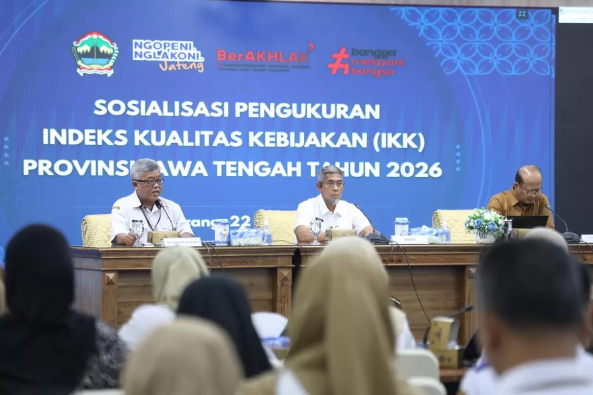 IKK Jateng Naik ke Kategori Baik, Sekda Minta OPD Benahi Substansi Kebijakan