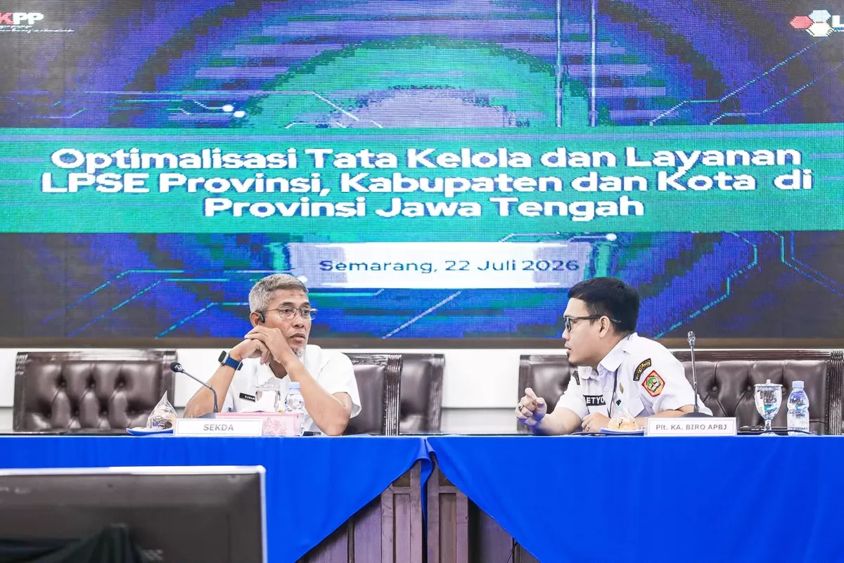 Sekda Jateng Minta LKPP Perkuat Sistem LPSE dan Tata Kelola Pengadaan