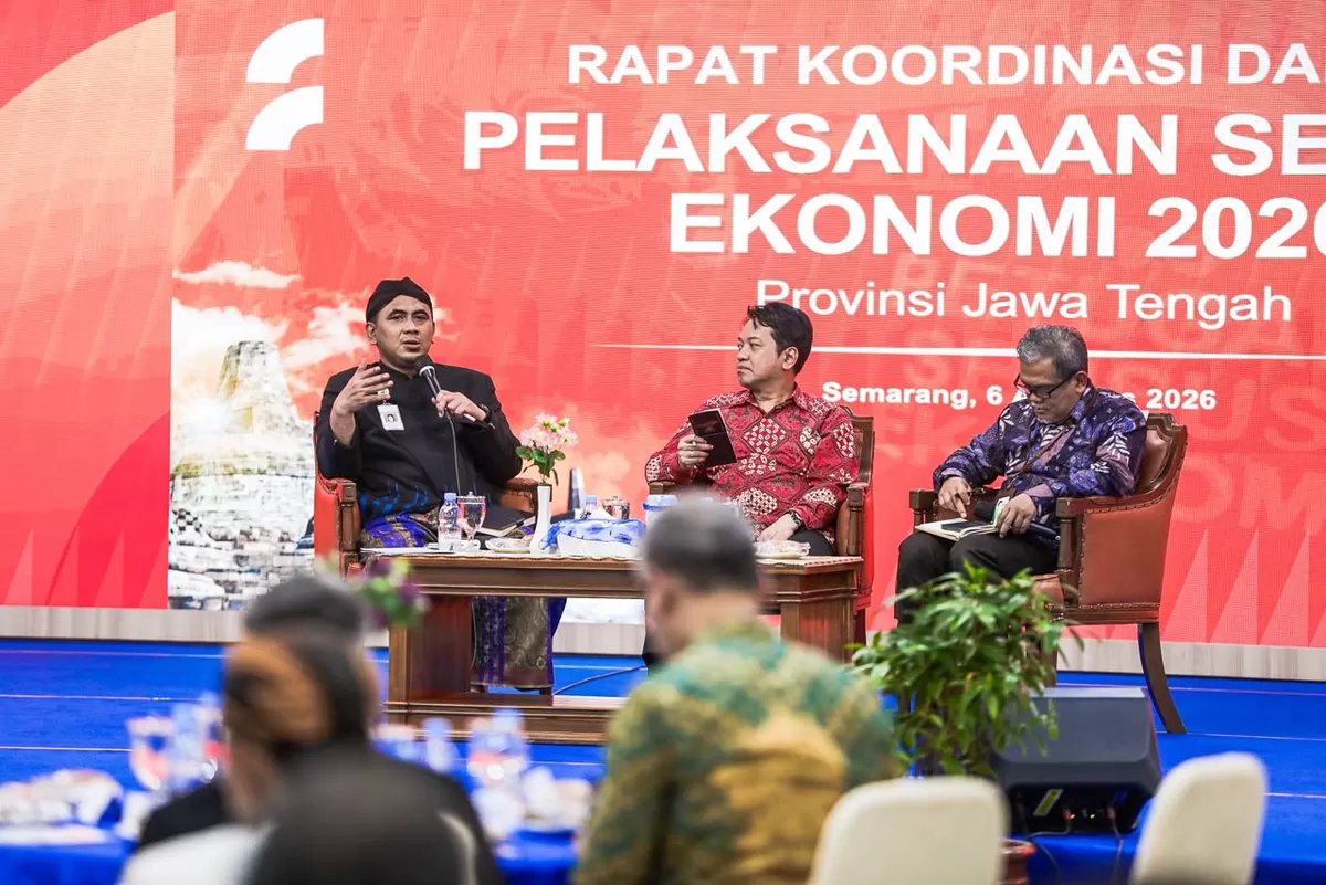 Sensus Ekonomi Jateng Tembus 81 Persen, Taj Yasin Kejar Tuntas Tiga Minggu