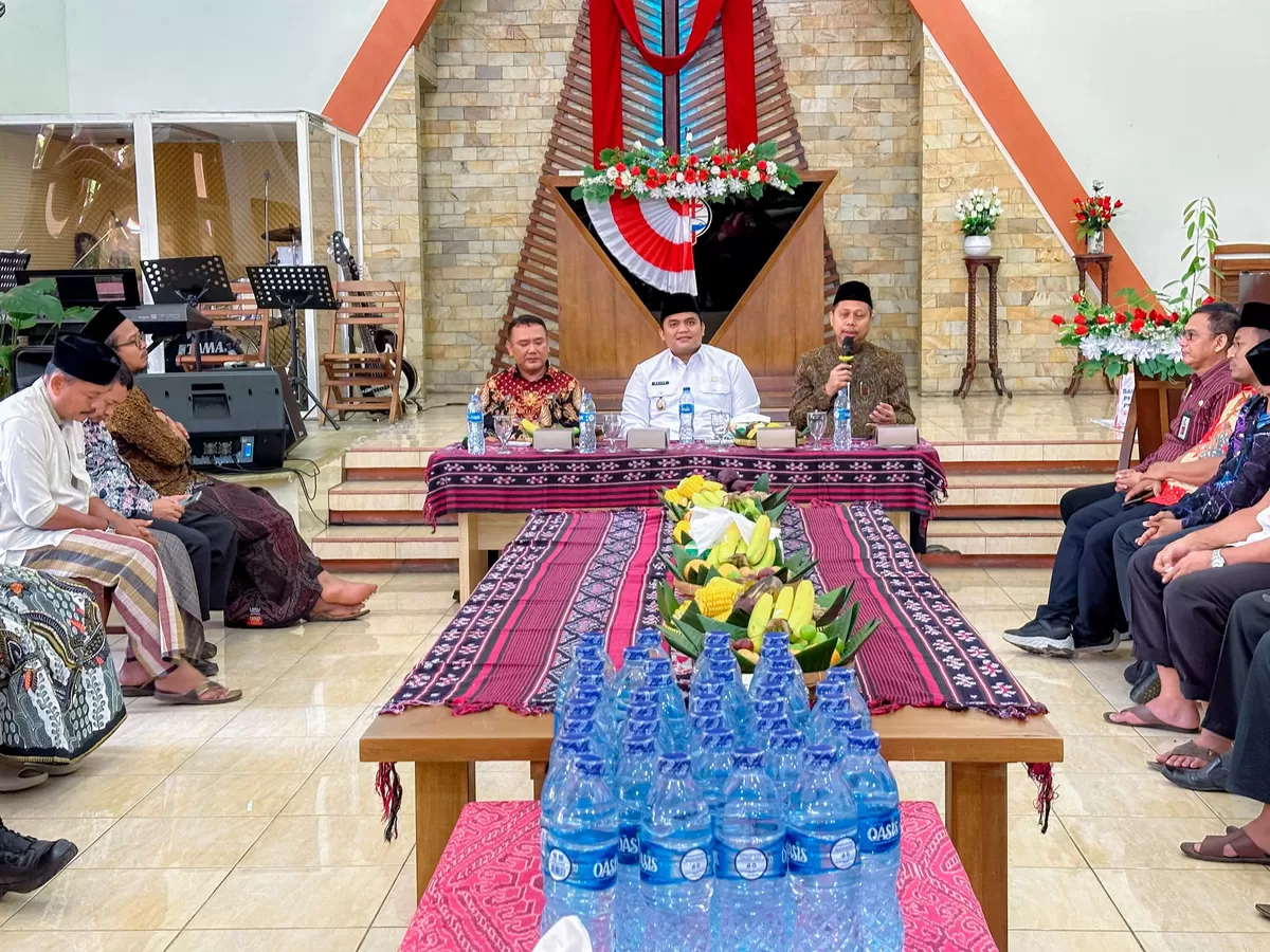 Wakil Bupati Jepara Gus Hajar bersama jajaran terkait berkunjung ke GKMI Pecangaan melaksanakan program Jumat Berangkat  (Istimewa for Pantura Network )