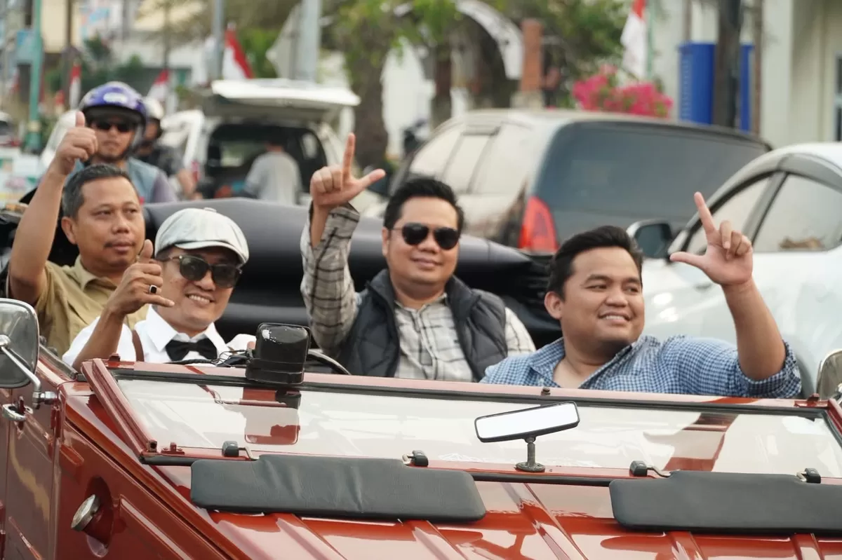 (dari Kanan) Wakil Bupati Jepara Ibnu Hajar, Bupati Jepara Witiarso Utomo, dan Kepala Kemenag Jepara Akhsan Muhyiddin, Selasa (11/8/2026). (Istimewa for Pantura Network)