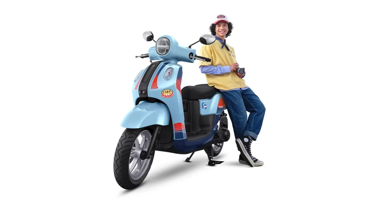 Yamaha Fazzio Sunset Blue Hadir, Bawa Gaya Retro Summer yang Makin Skena