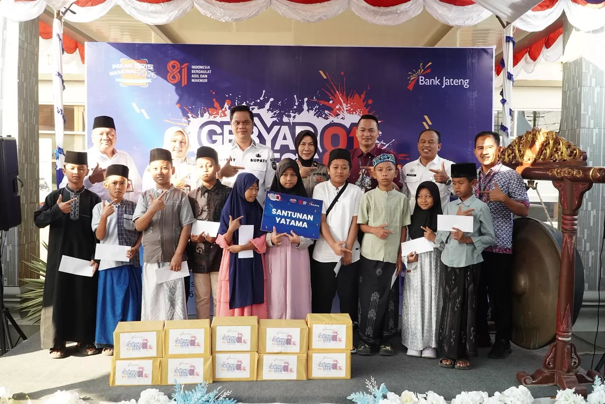 Gebyar fest 81 Bank Jateng resmi dibuka oleh Bupati Jepara Witiarso Utomo  (Istimewa for Pantura Network )