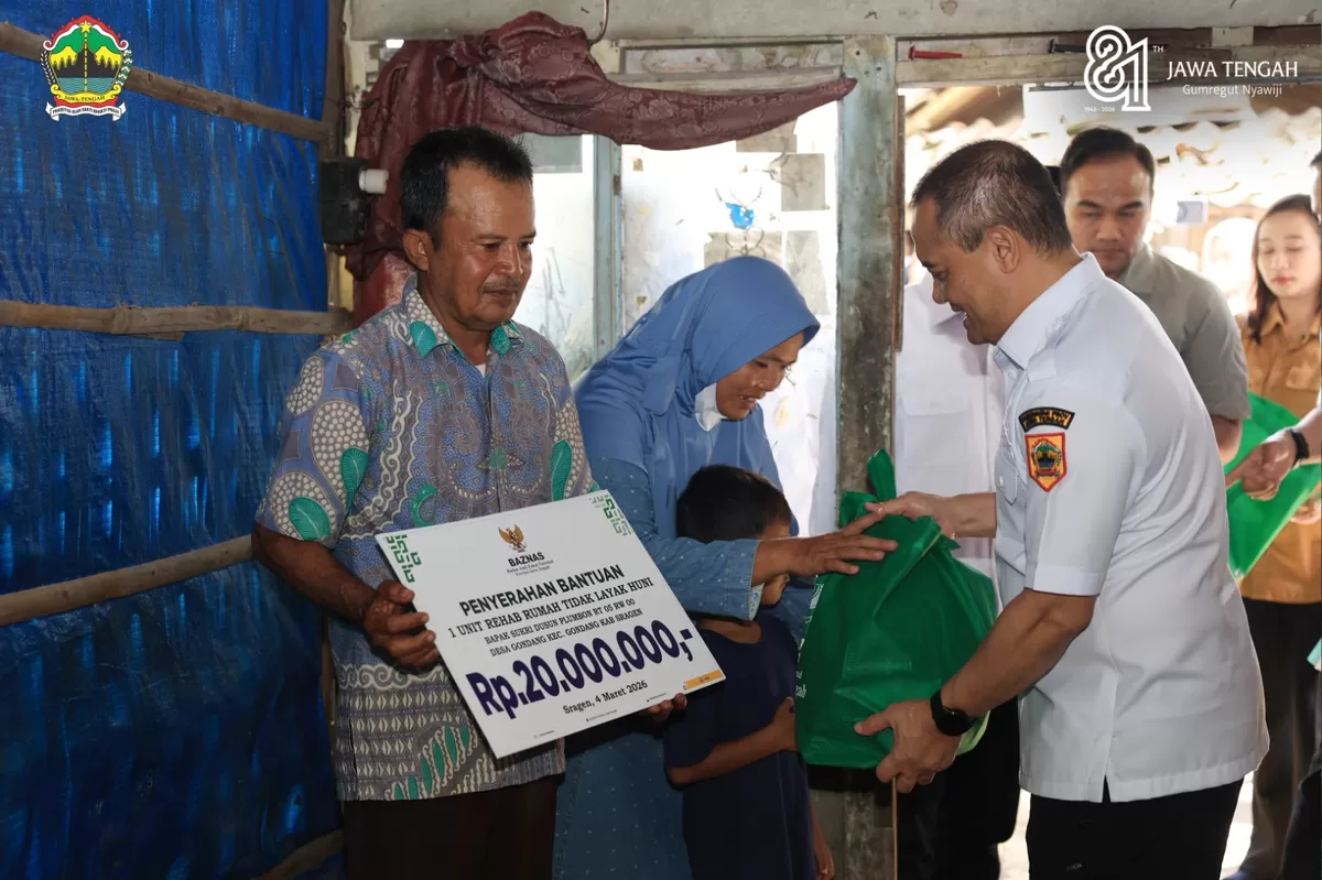 Hari Jadi Ke-81 Jateng: Perbaikan Rumah, Ikhtiar Angkat Ekonomi Keluarga