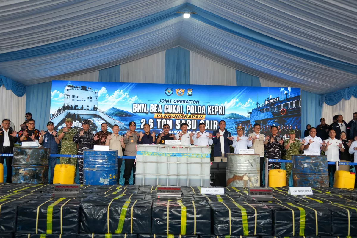 Gagalkan Penyelundupan 2,6 Ton Sabu, Menko Polkam Tegaskan Negara Tak Boleh Lengah