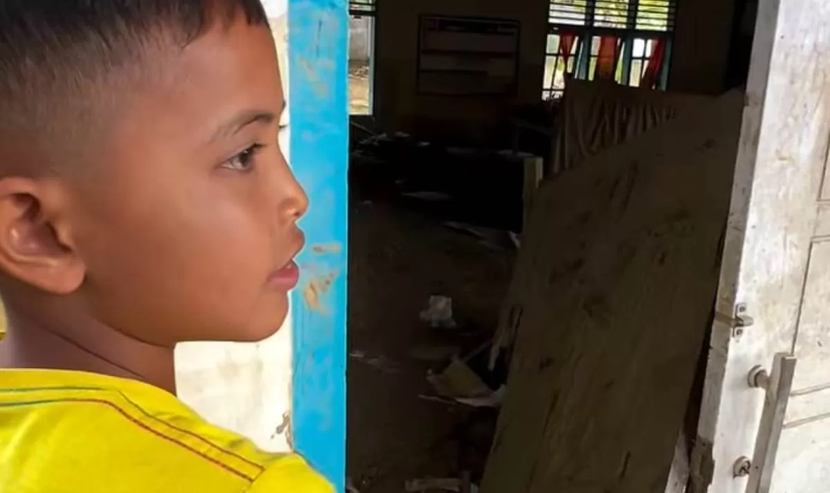 Cerita anak di Reje Payung, Aceh Tengah yang rindu belajar di kelas. (Instagram/sulton_firdaus34)