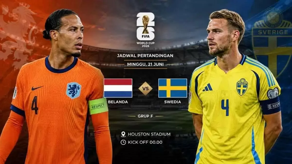 Duel Penentu Grup F! Belanda Tantang Swedia dalam Laga Krusial Piala Dunia 2026 (FIRMAN)