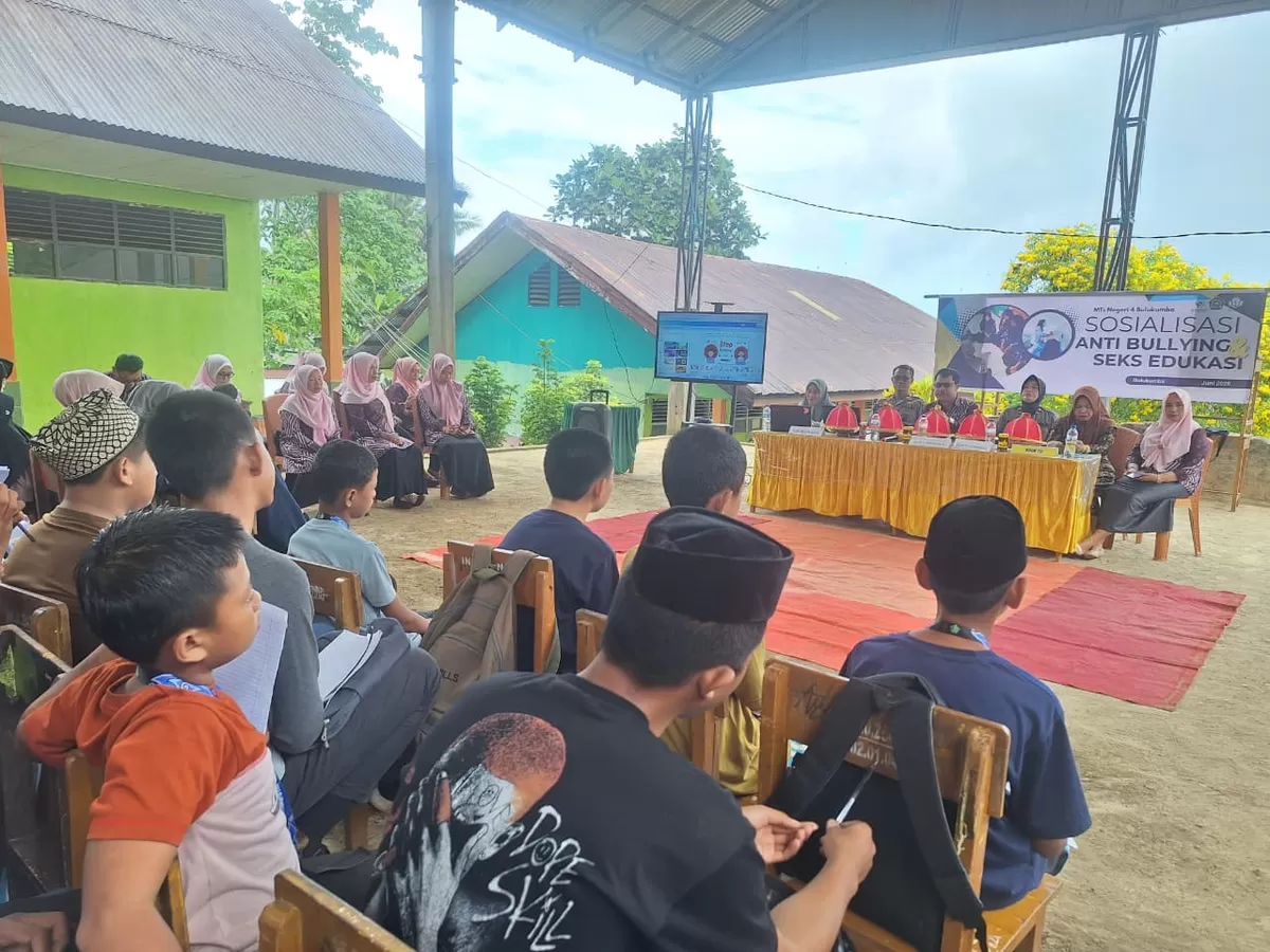 MTsN 4 Bulukumba menggelar kegiatan Sosialisasi Stop Bullying dan Pendidikan Seksualitas Remaja