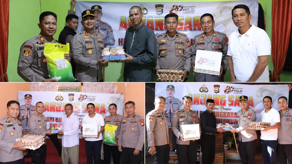 Polres Bulukumba menggelar kegiatan anjangsana dengan mengunjungi sejumlah purnawirawan Polri di wilayah Kabupaten Bulukumba, Sabtu (20/6/2026).