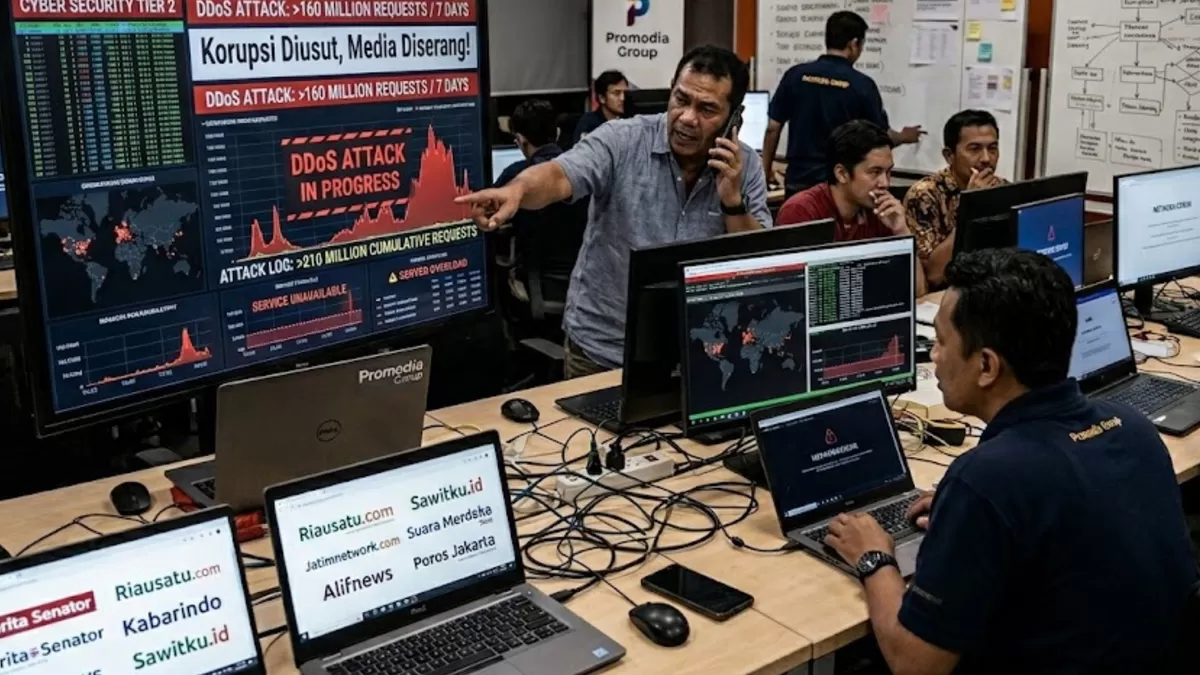 Beberapa Media Mitra Promedia Group Diserang DDos, Pelakunya Diduga Orang Suruhan Kasus Korupsi!