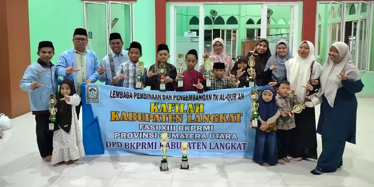 Kafilah BKPRMI Langkat Raih 13  di FASI XIII Sumut, Bukti Kualitas Pembinaan Generasi Qurani
