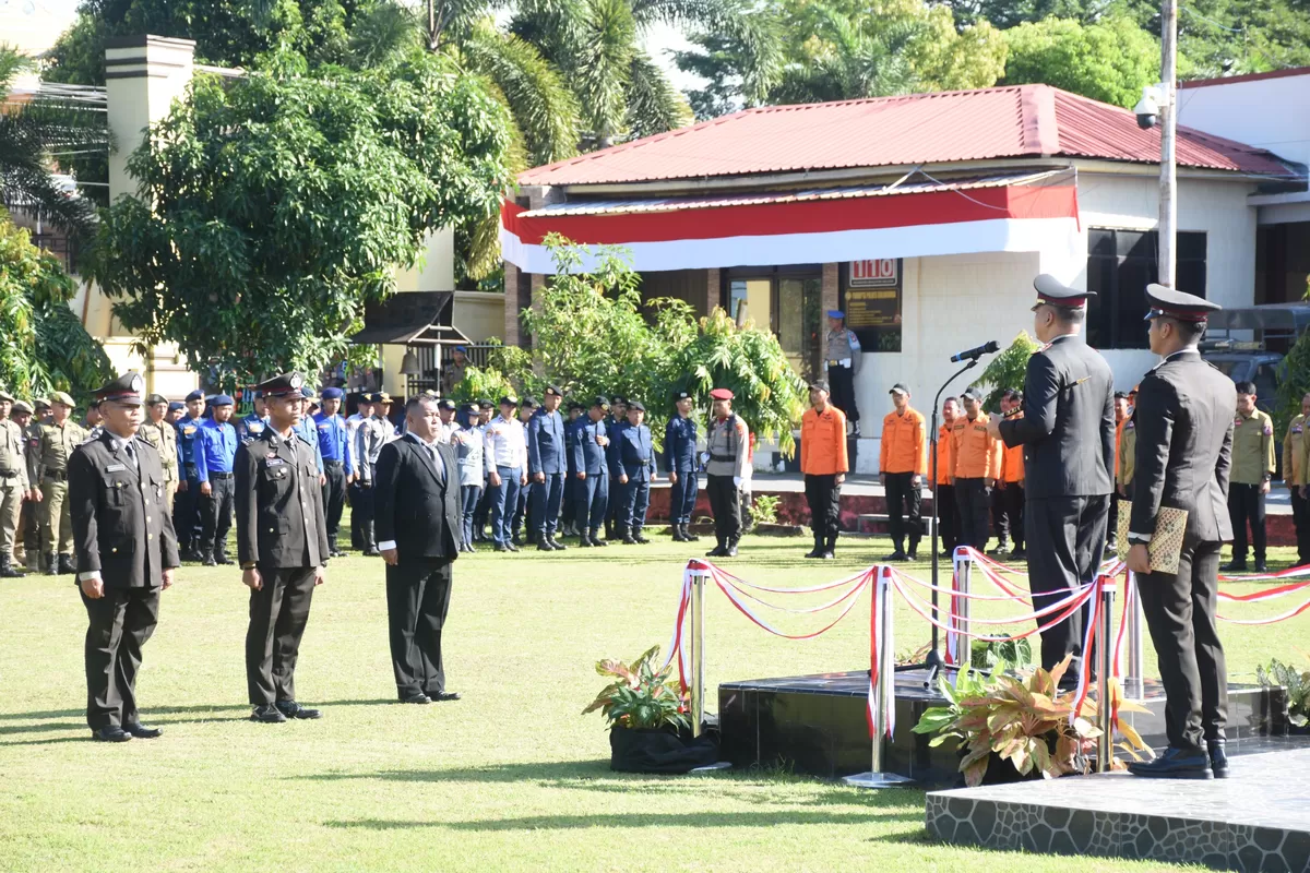 Kepolisian Resor (Polres) Bulukumba, Polda Sulawesi Selatan, menggelar Upacara Peringatan Hari Bhayangkara ke-80 Tahun 2026 di Lapangan Upacara Mapolres Bulukumba, Rabu (1/7/2026). 