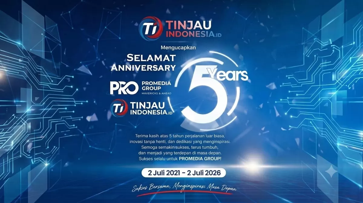 Flayer Selamat Anniversary 5 Years Promedia Group