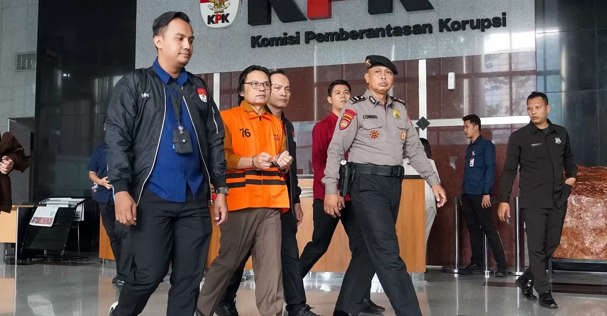 Mantan Sekretaris Jenderal (Sekjen) MPR RI periode 2016&ndash;2023, Ma'ruf Cahyono (MC) resmi ditahan KPK, Sumber : https://www.kpk.go.id